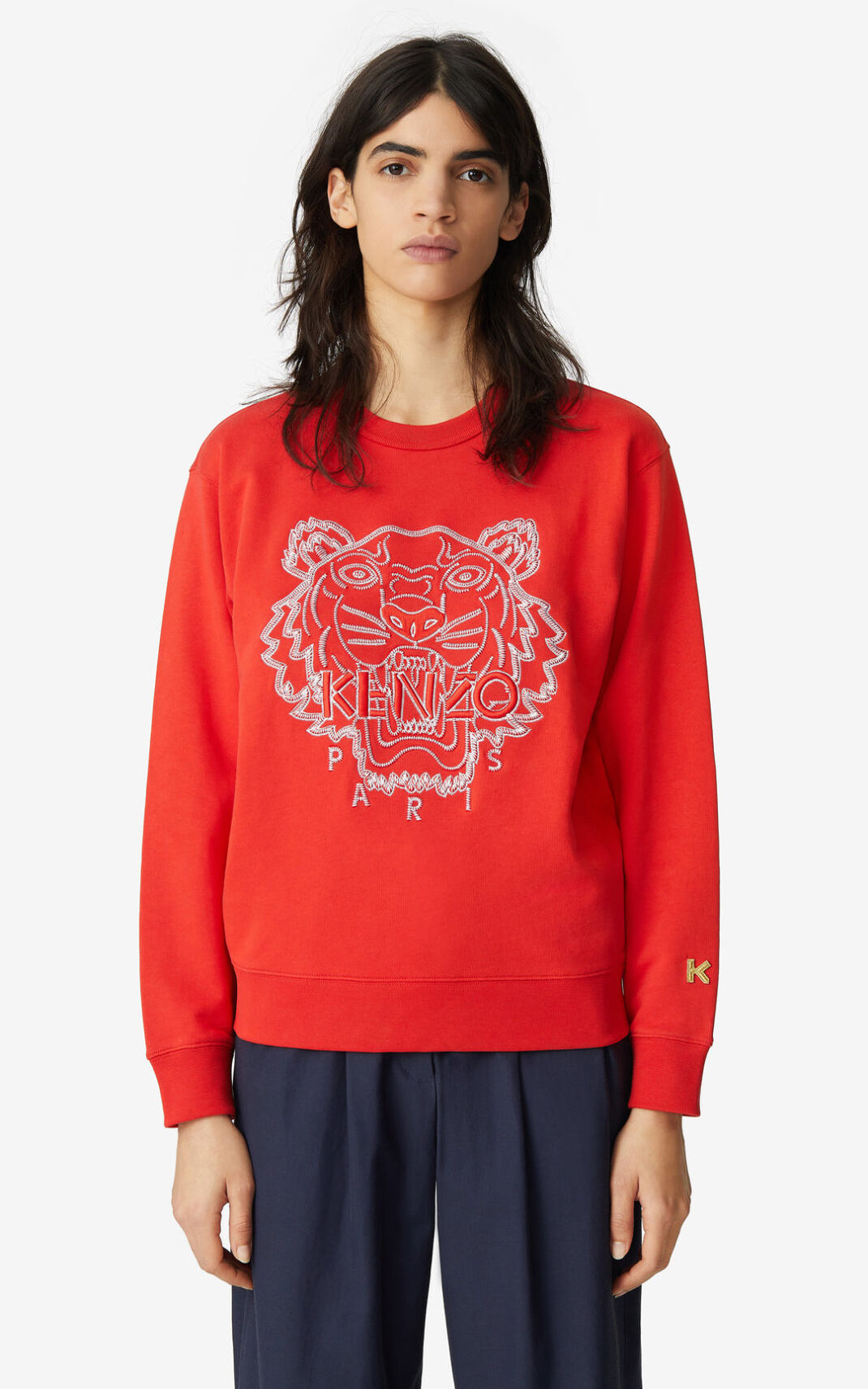 Kenzo Tiger Sweatshirt Dame - Rød DK-430025